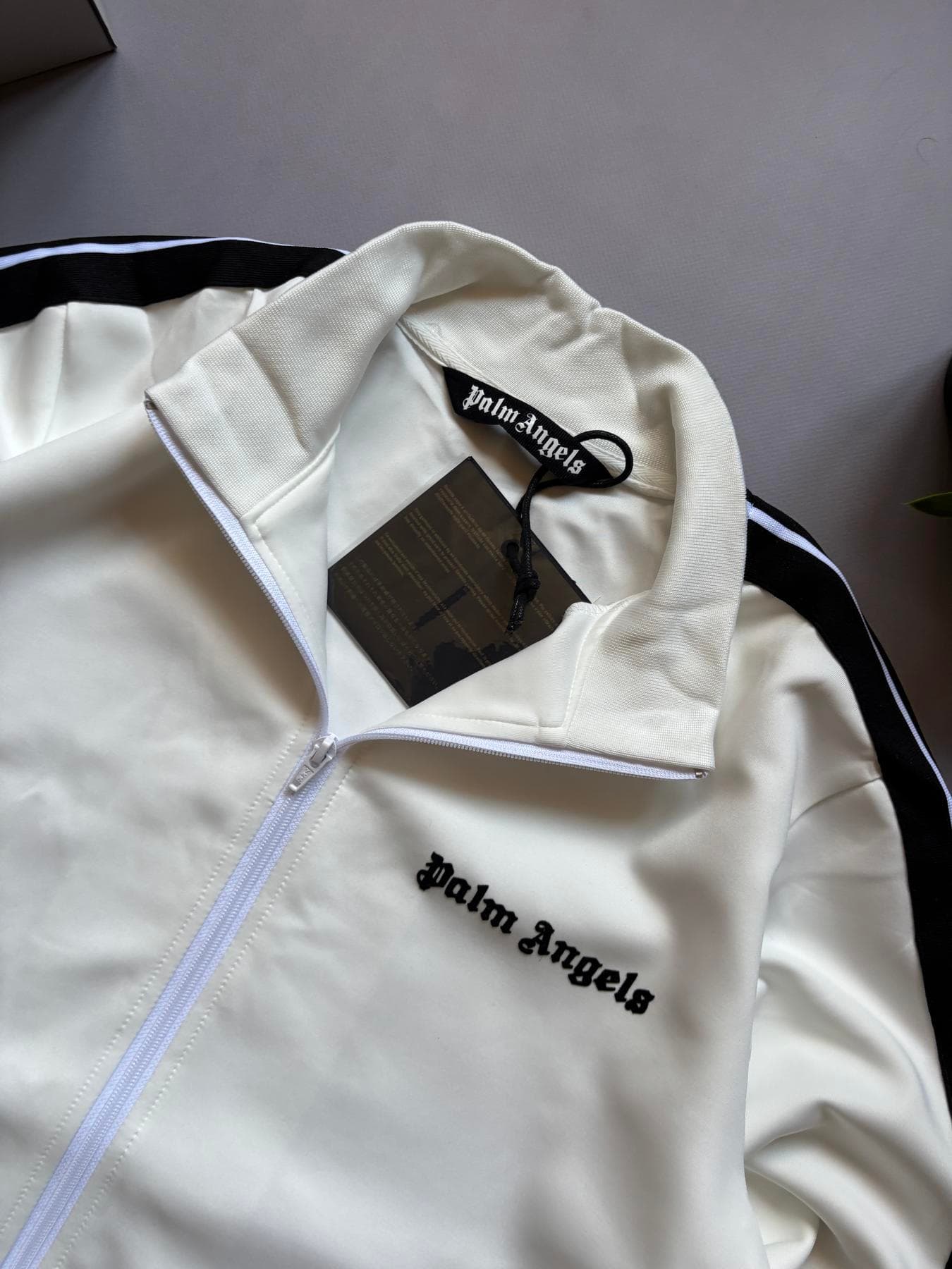 Palm Angels Zip hoodie White, photo 3