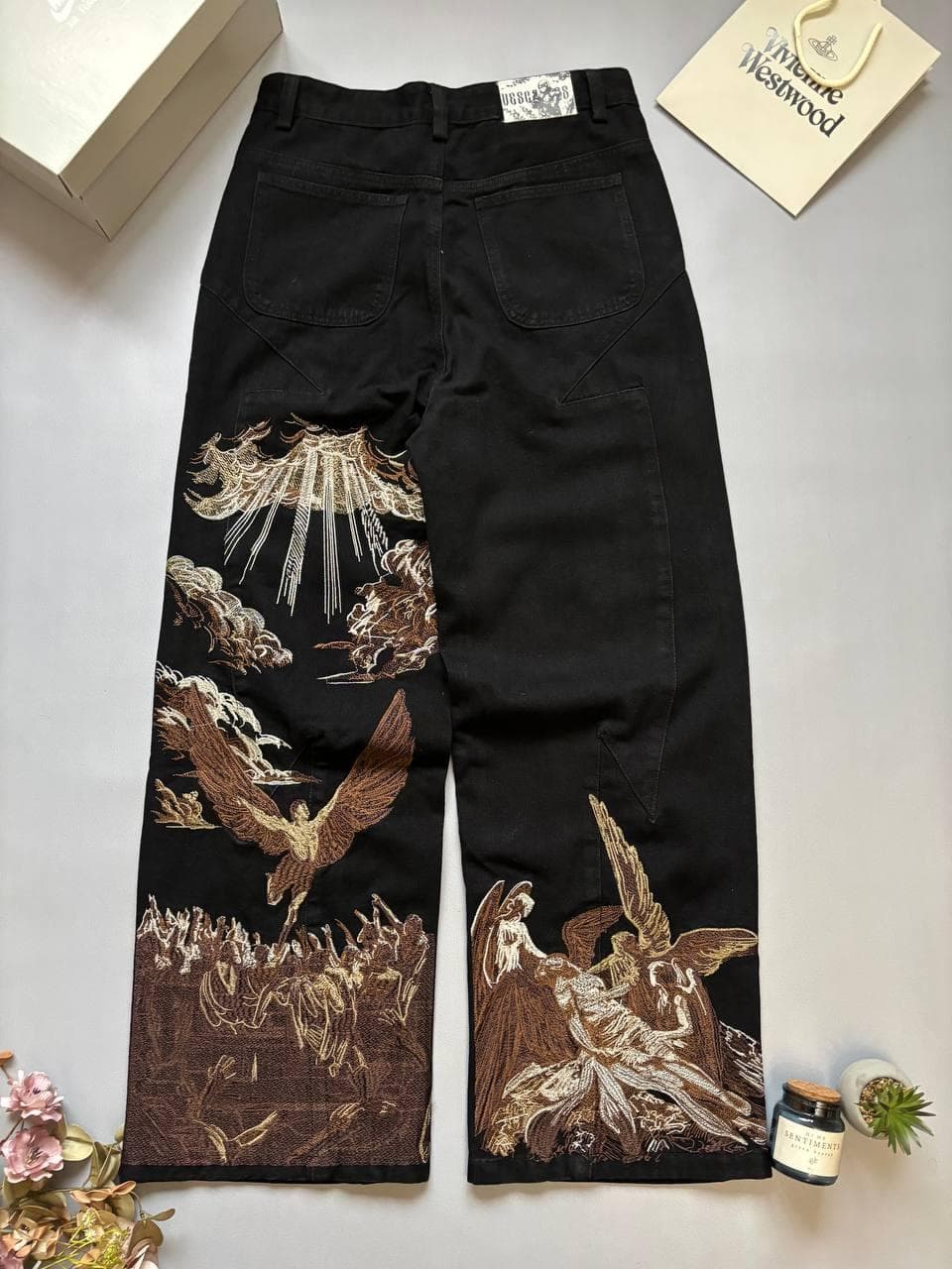 Jeans Vescartes with Ангелом Black