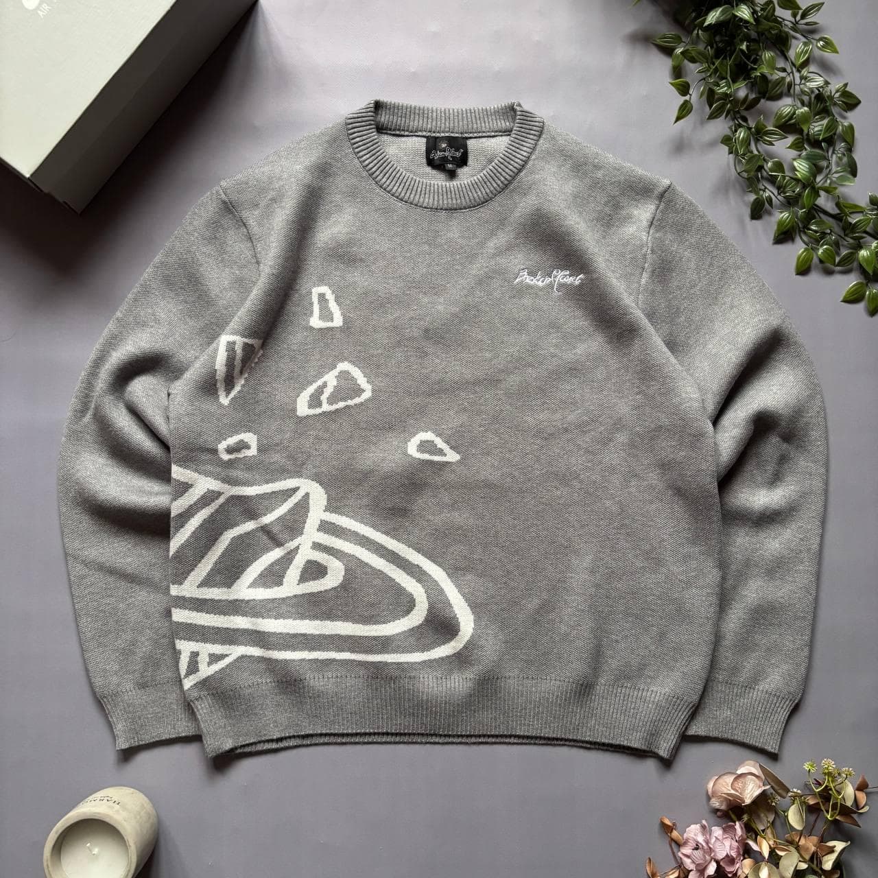 Broken Planet Sweater Grey