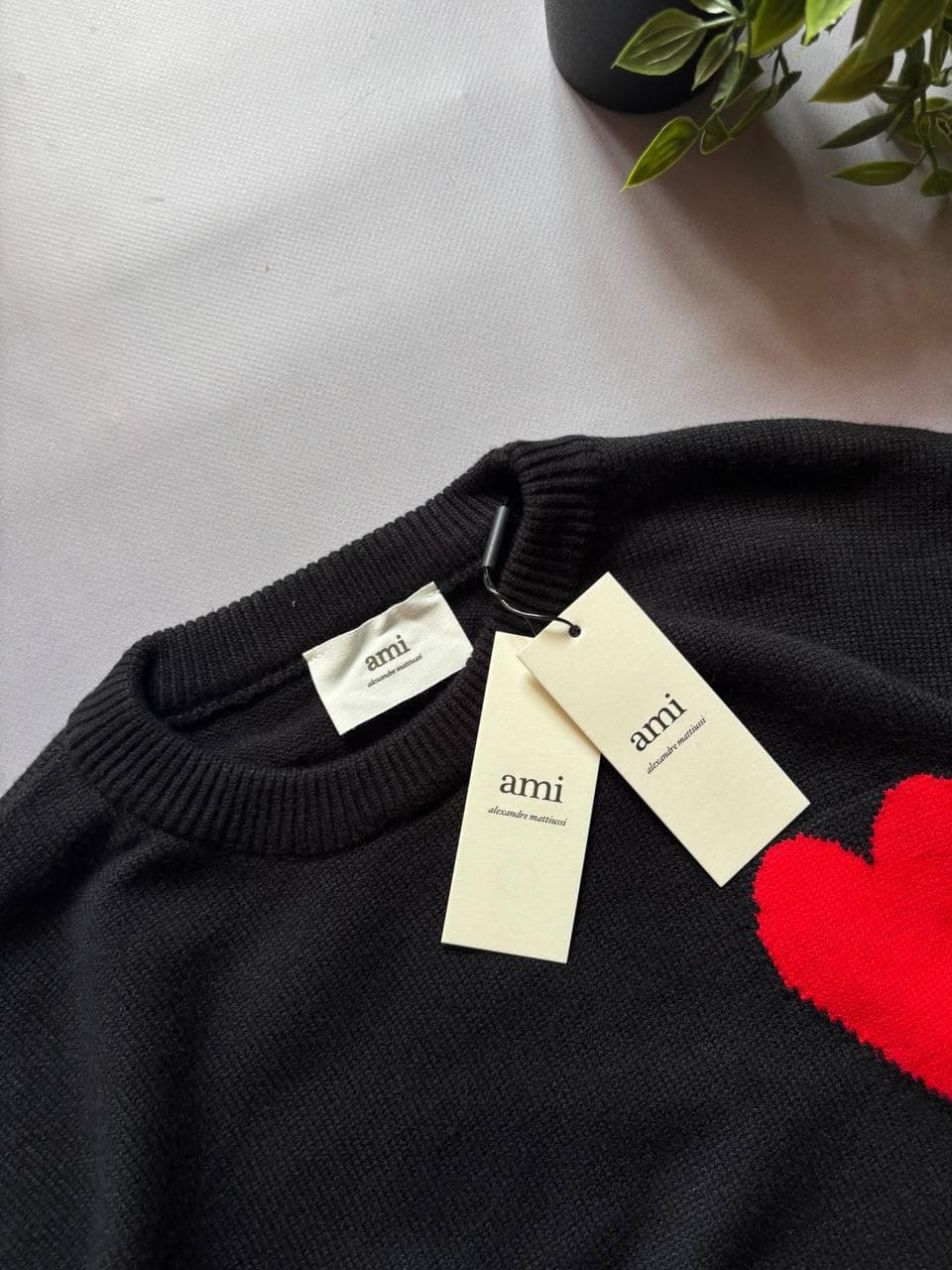 Ami Sweater Black, photo 3