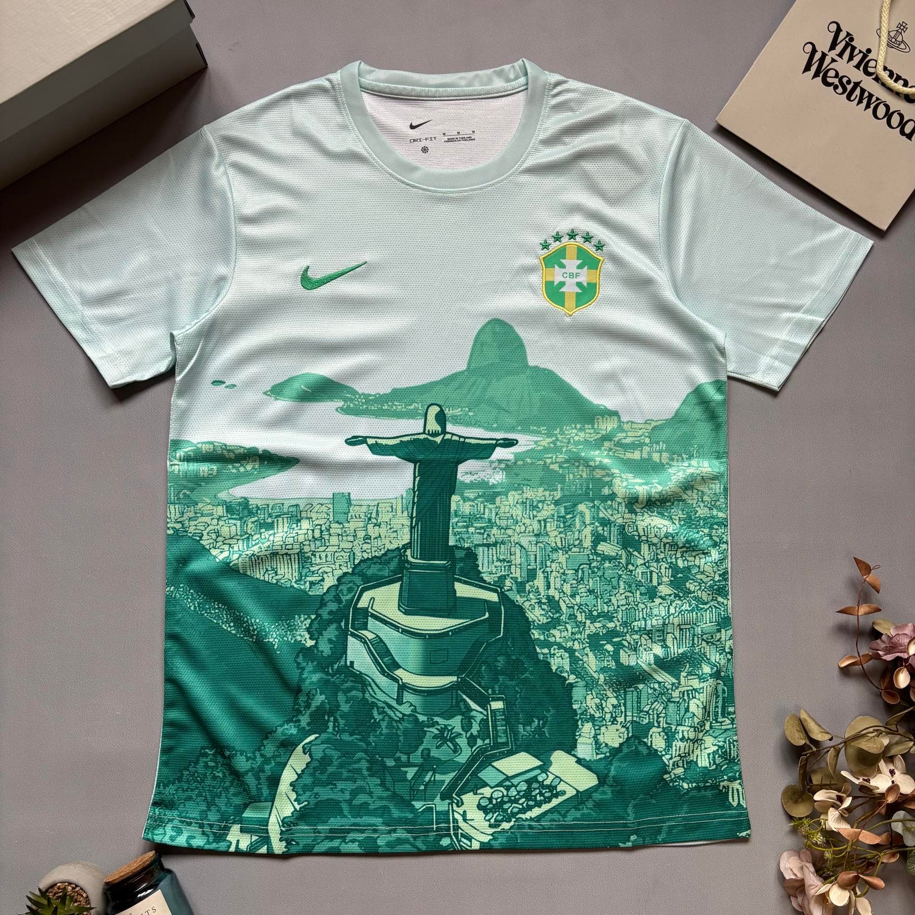 T-shirt Nike Brazil Green