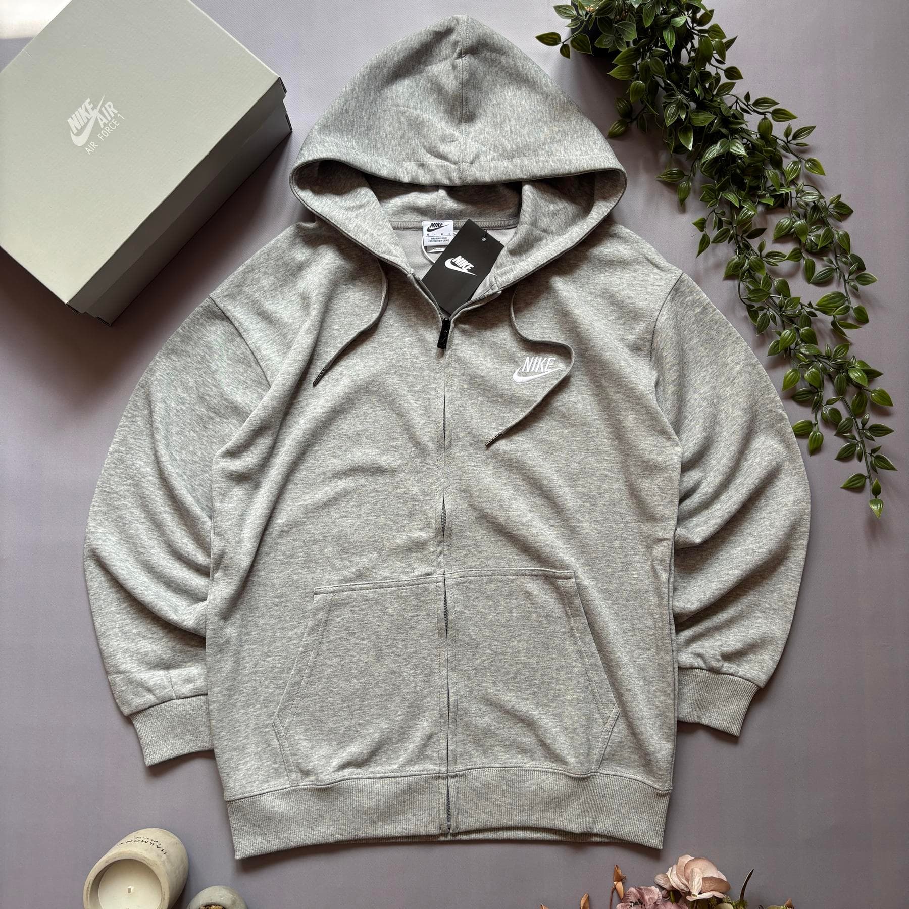 Nike Zip hoodie Grey