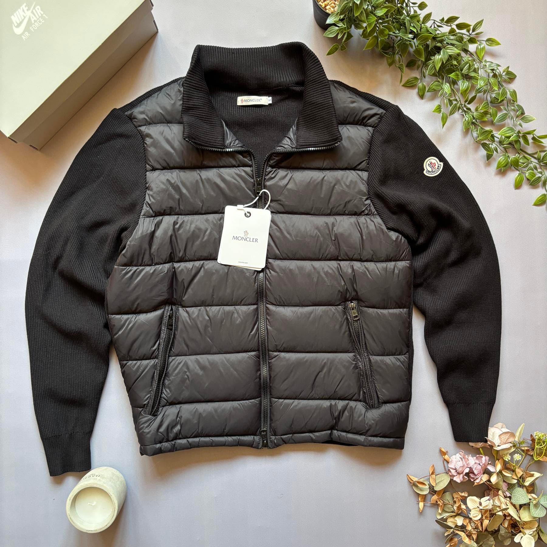 Moncler Jacket Cardigan Black
