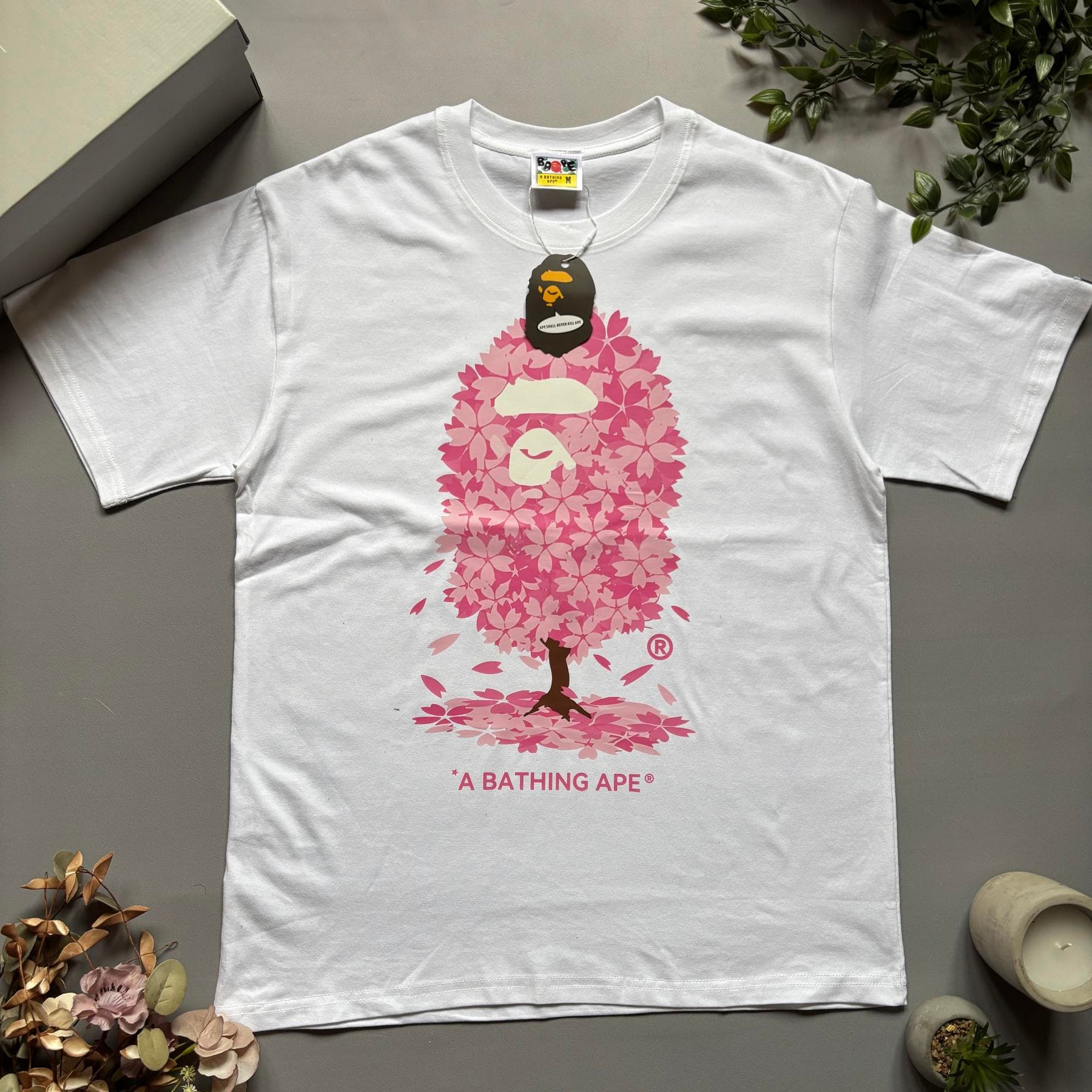 T-shirt Bape Sakura White