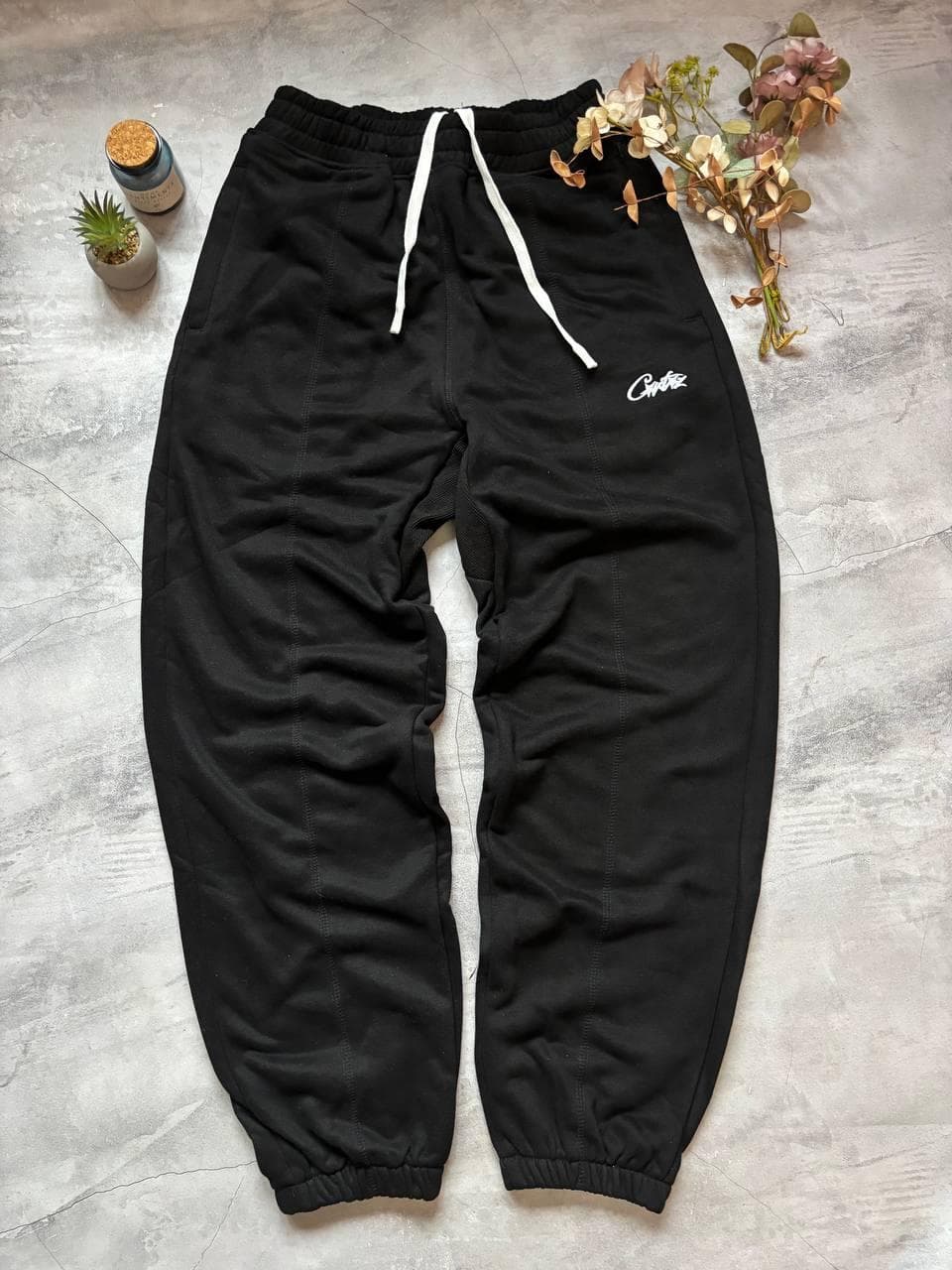 Corteiz Track Pants Black