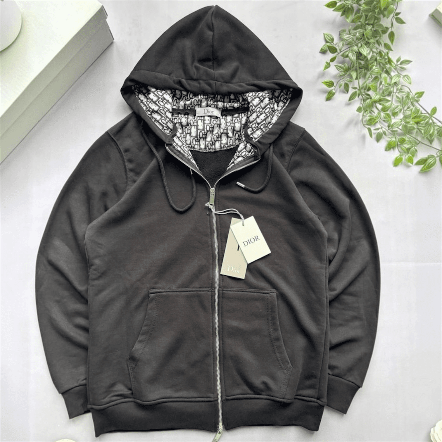 Dior Zip hoodie Black