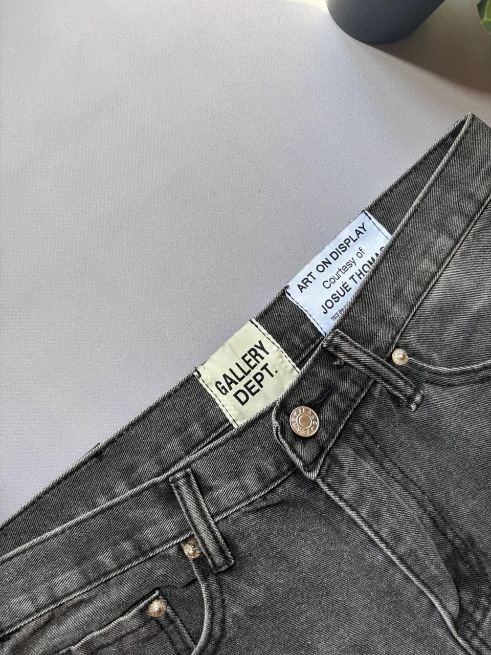 Gallery Dept Flared Jeans Темно Grey, photo 4