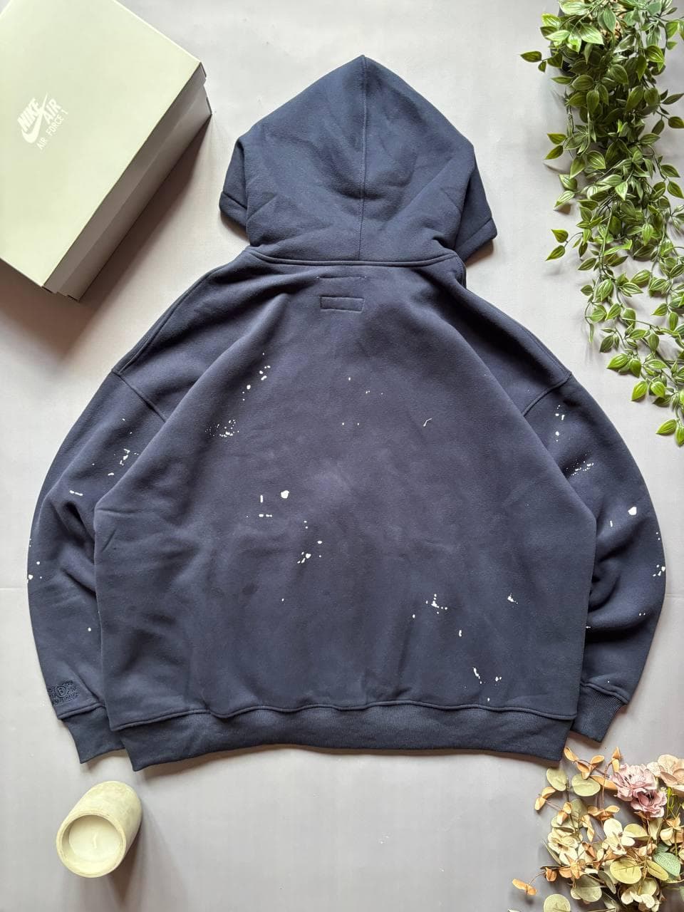 Supreme x Maison Margiela Zip hoodie Blue, photo 2