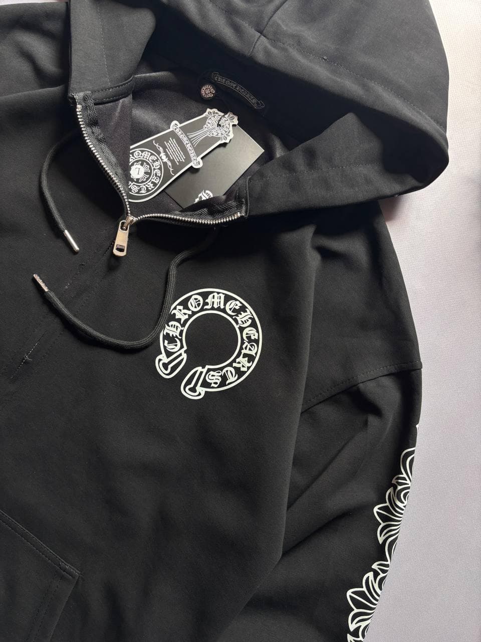 Chrome Hearts Zip Hoodie Black, photo 4