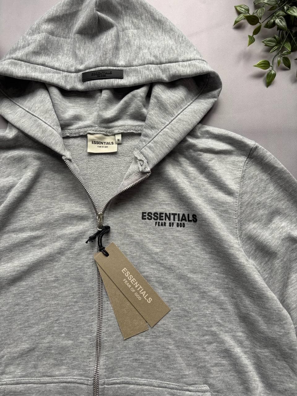 Essentials Zip hoodie Grey, photo 4