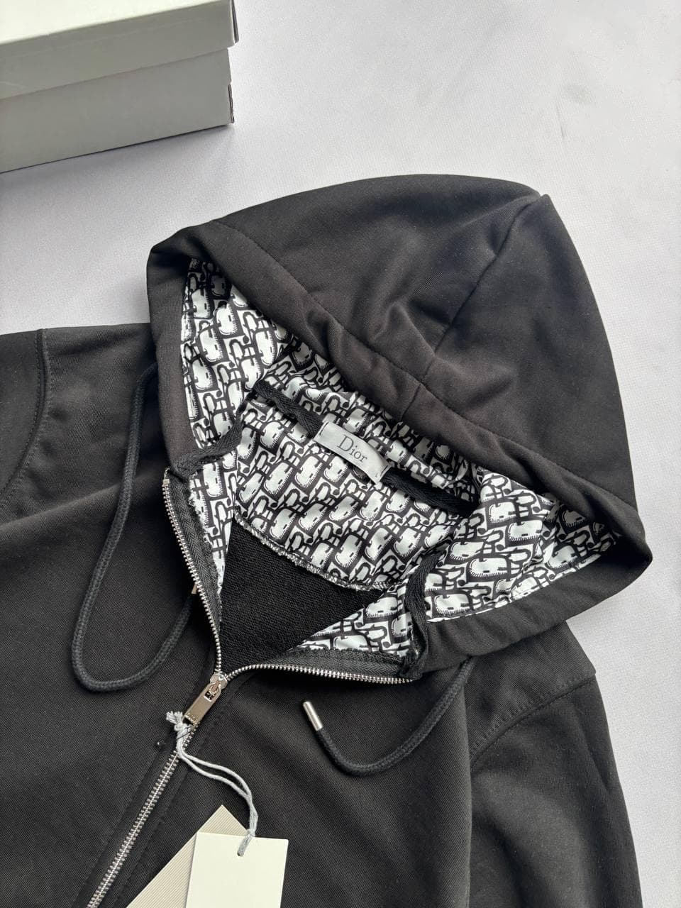 Dior Zip hoodie Black, photo 4