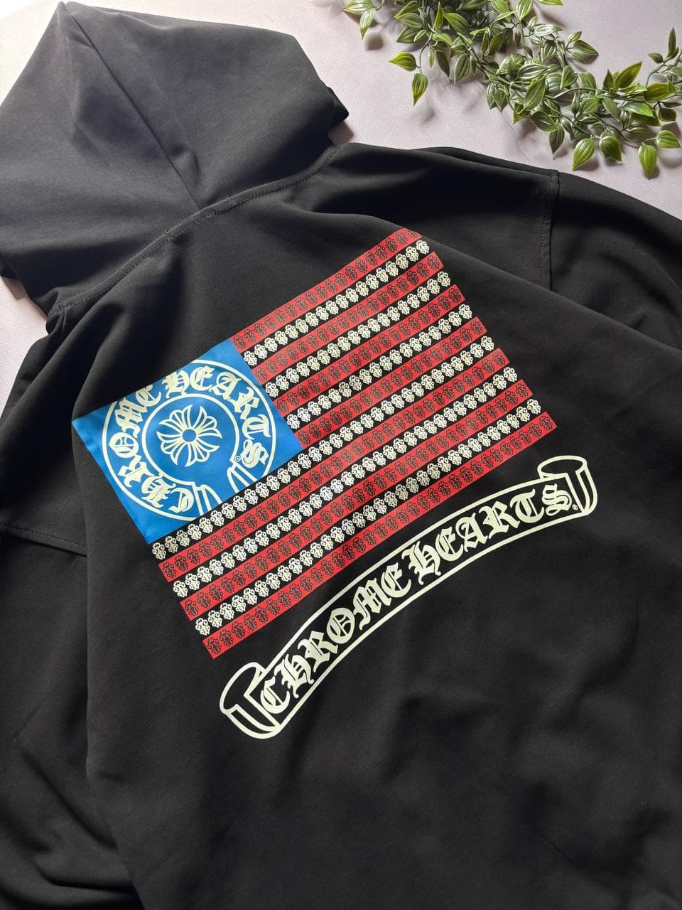 Chrome Hearts USA Flag Зіп Hoodie, photo 2