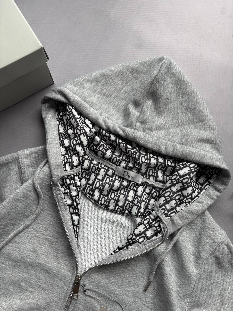 Dior Zip hoodie Grey, photo 3