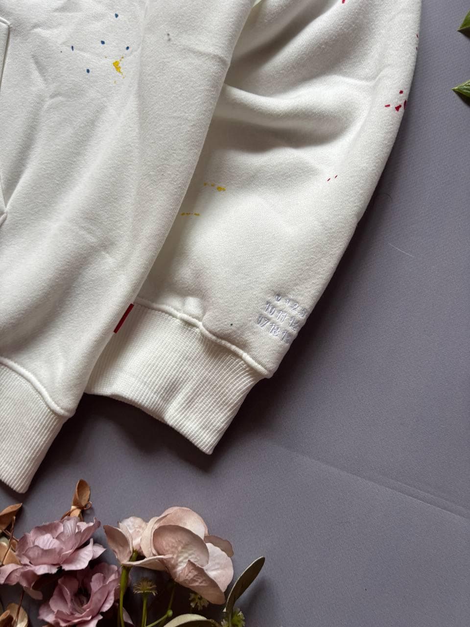 Supreme x Maison Margiela Zip hoodie White, photo 4