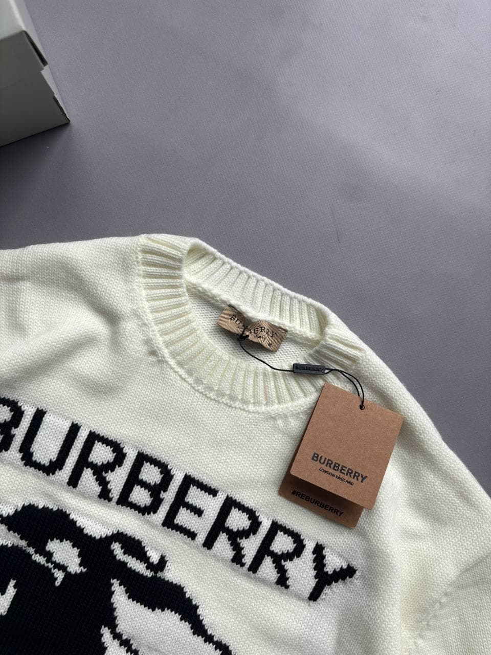 Burberry Sweater White, photo 2
