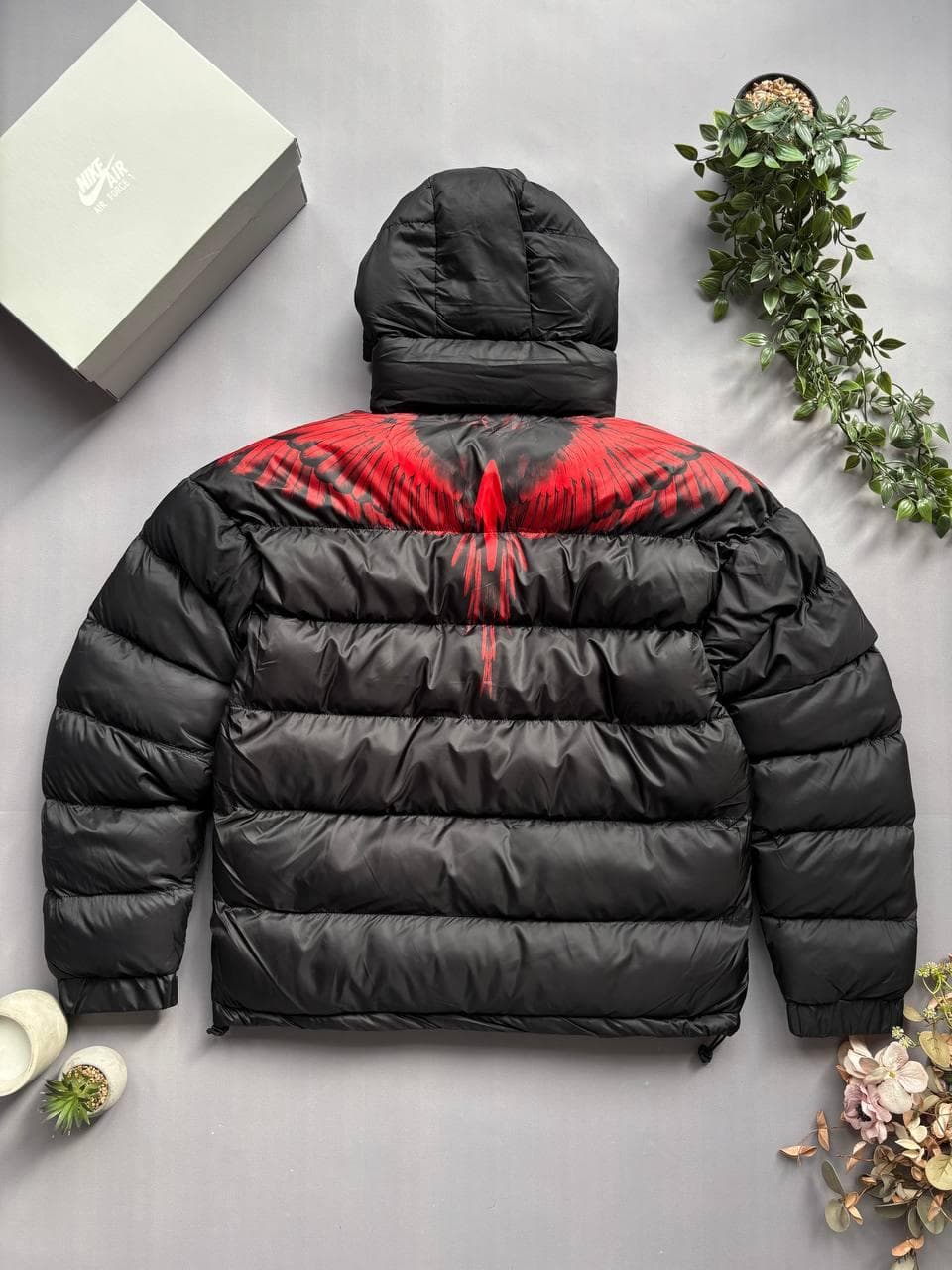 Marcelo Burlon Puffer jacket Red, photo 2