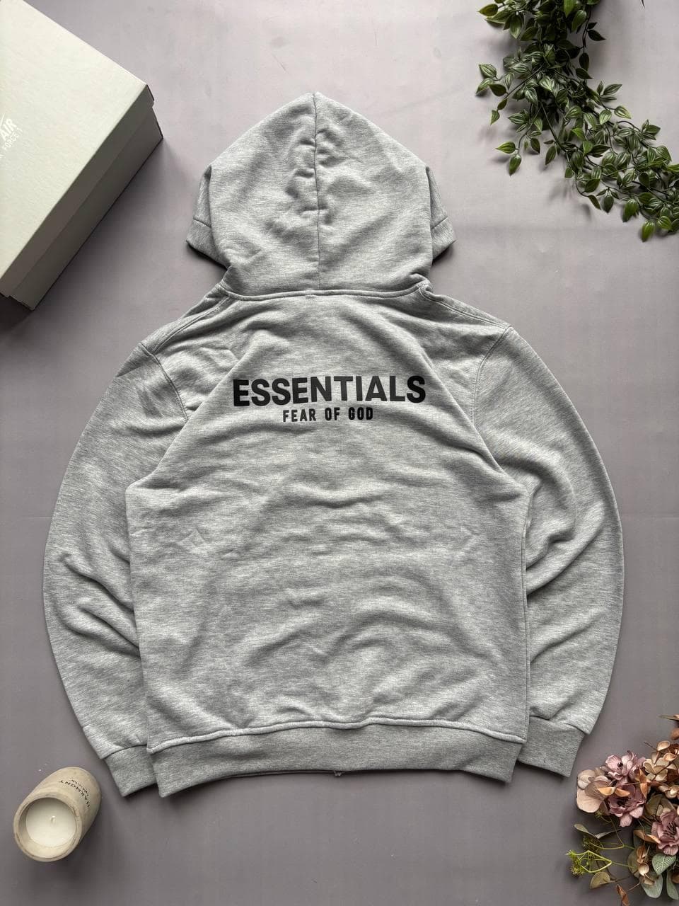 Essentials Zip hoodie Grey, photo 2