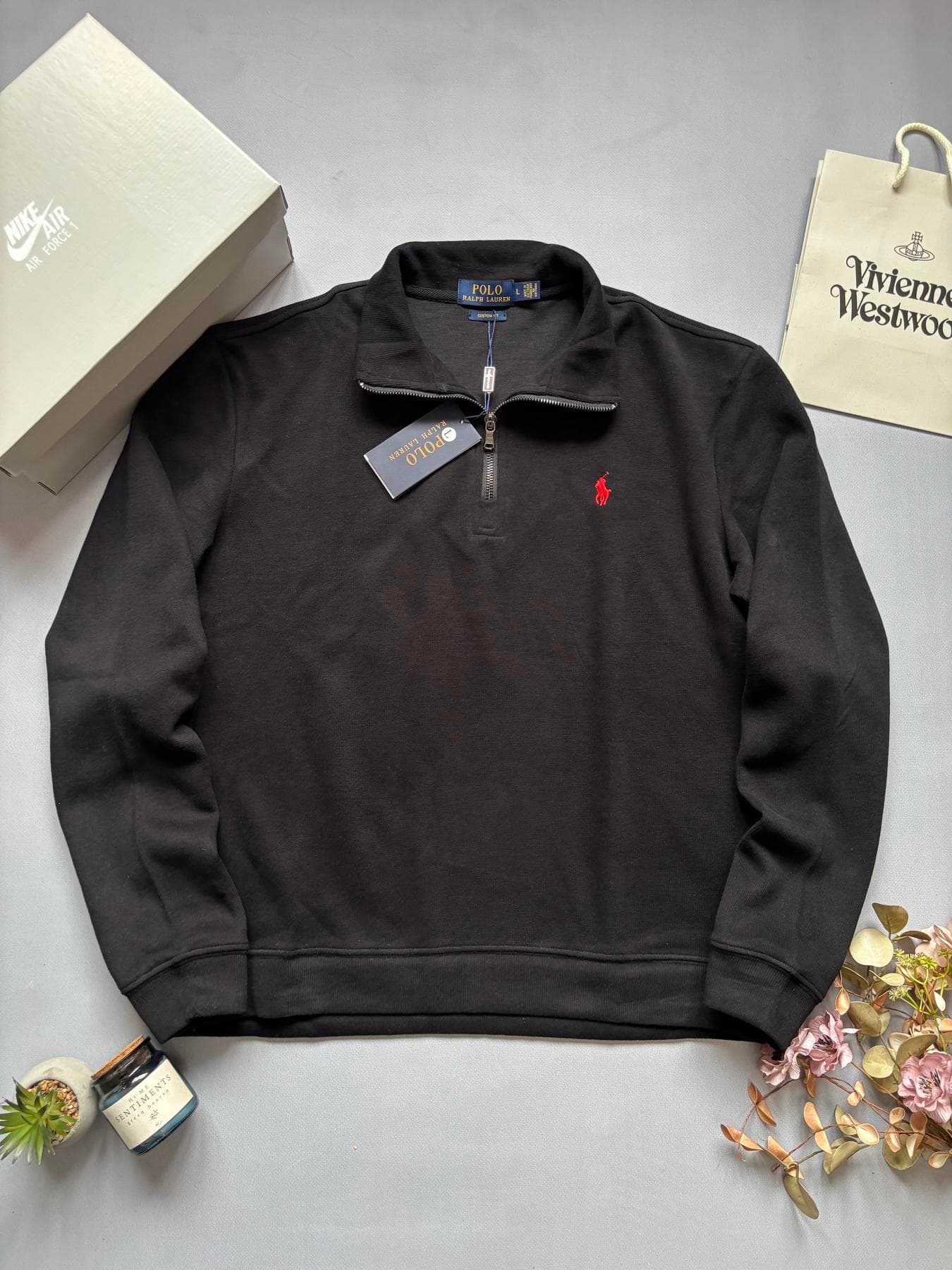 Polo Ralph Lauren 1/4 Zip Black