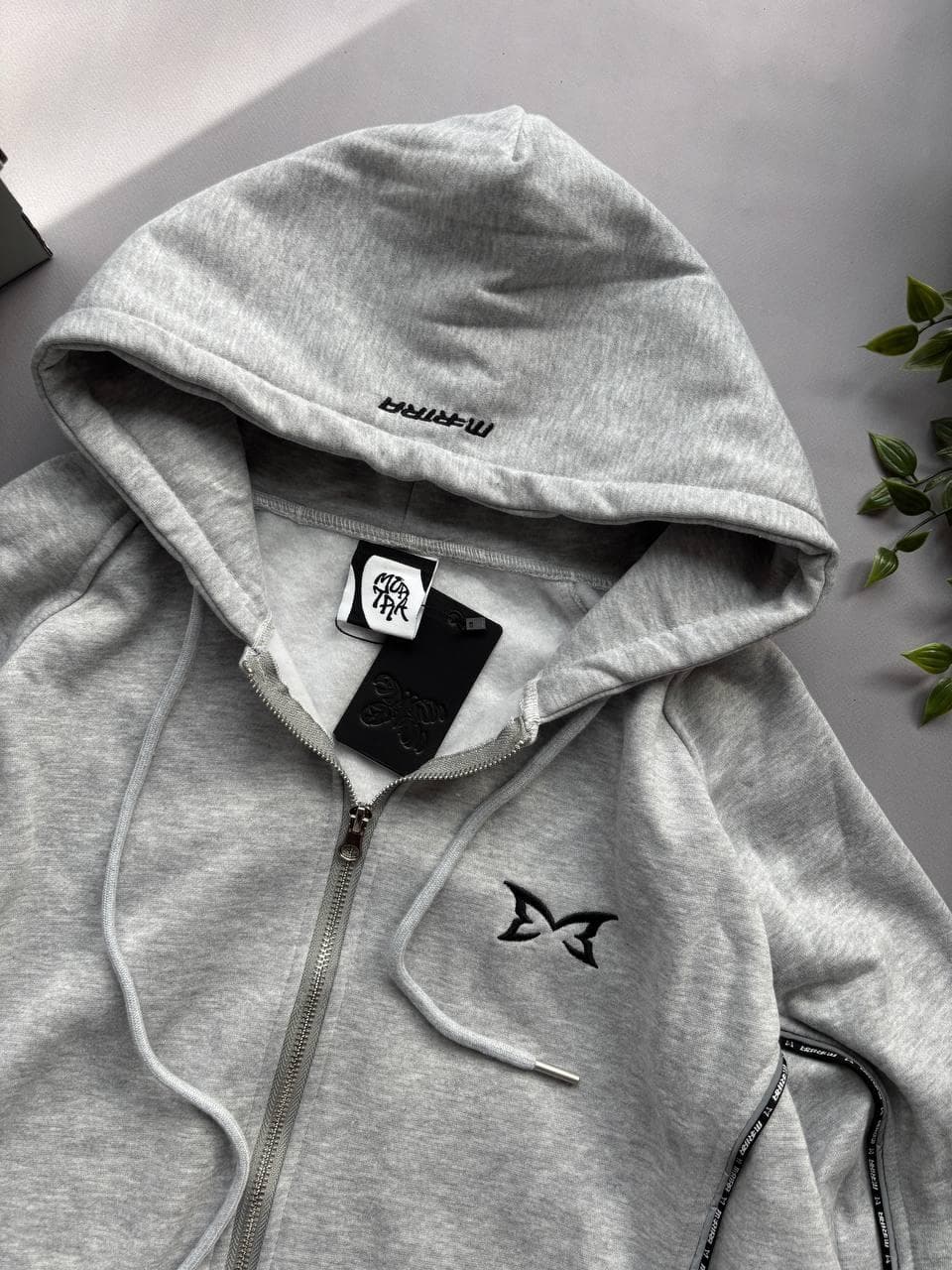 Mertra Zip hoodie Grey, photo 2