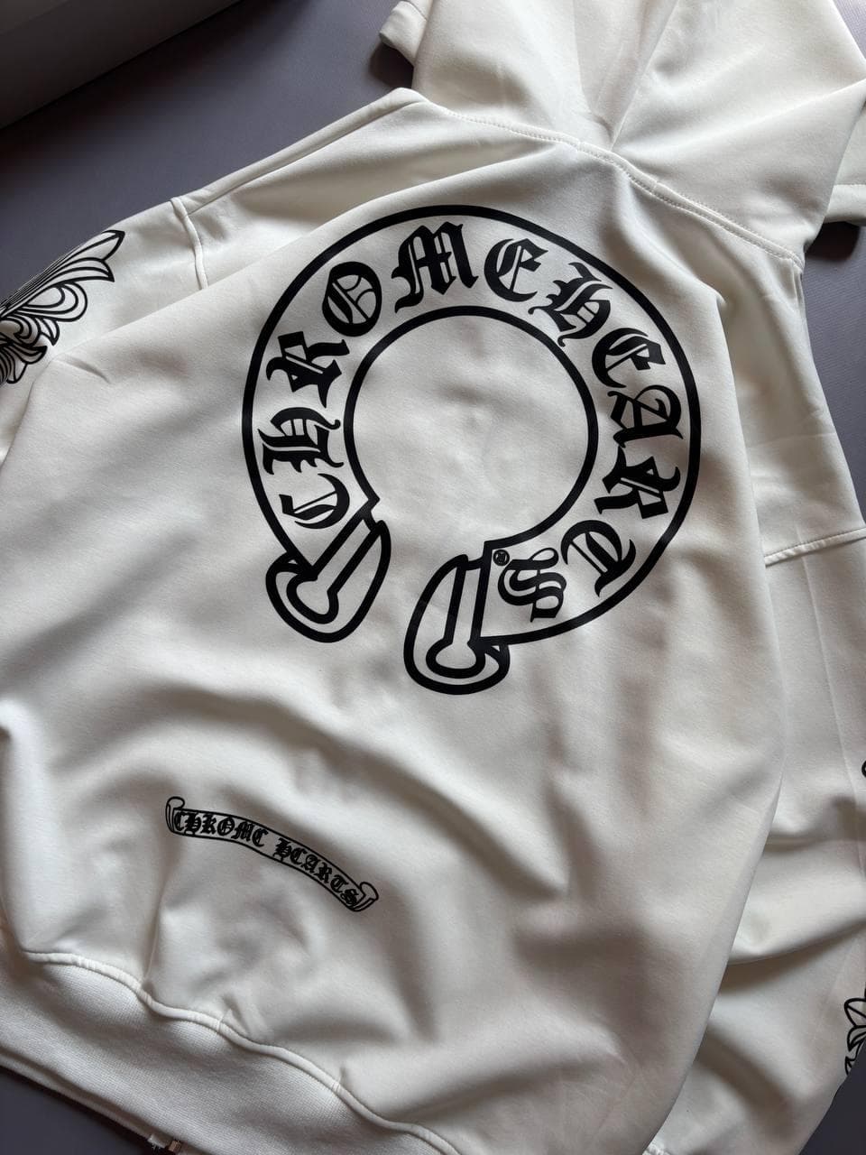 Chrome Hearts Zip Hoodie White, photo 6