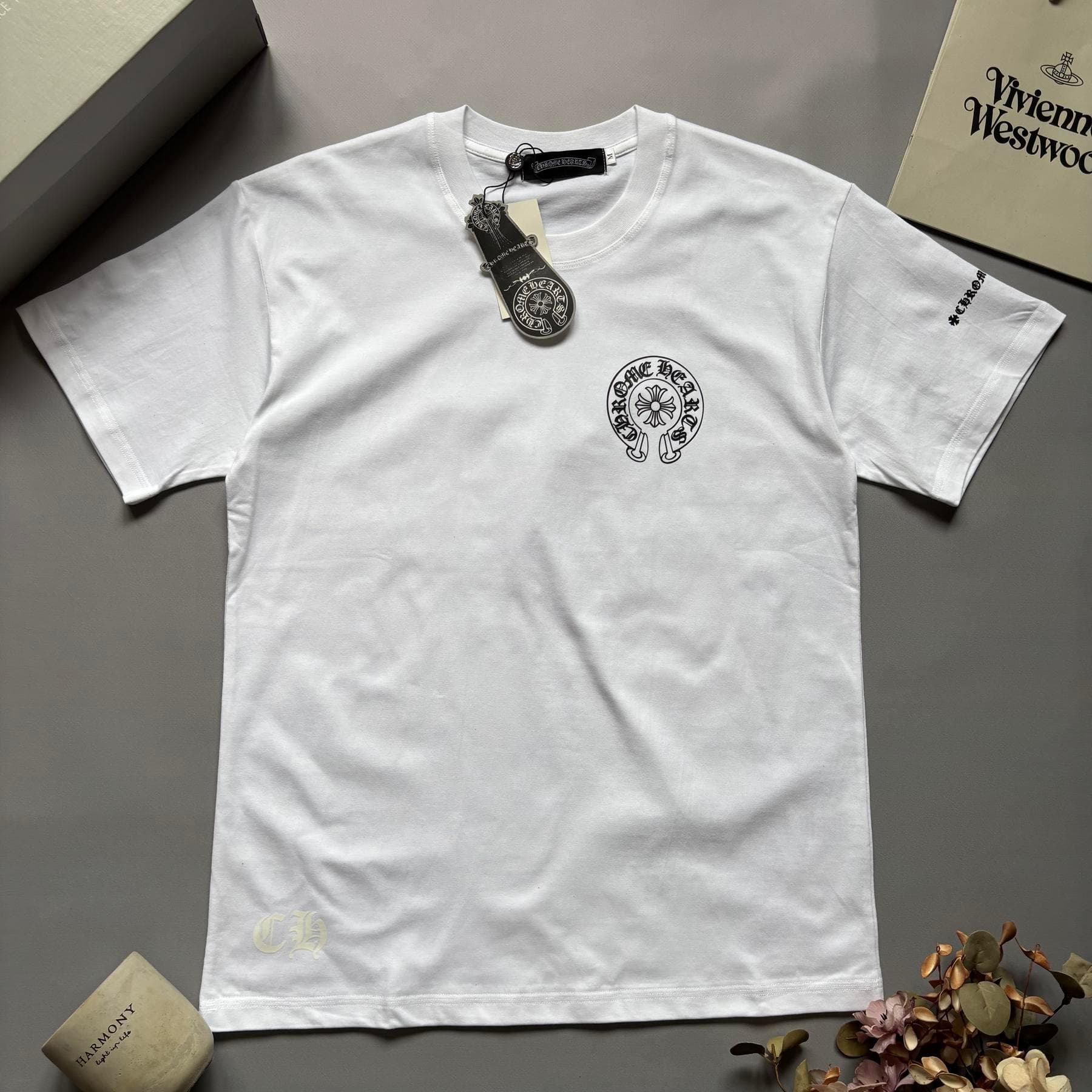 Chrome Hearts Футболка Біла