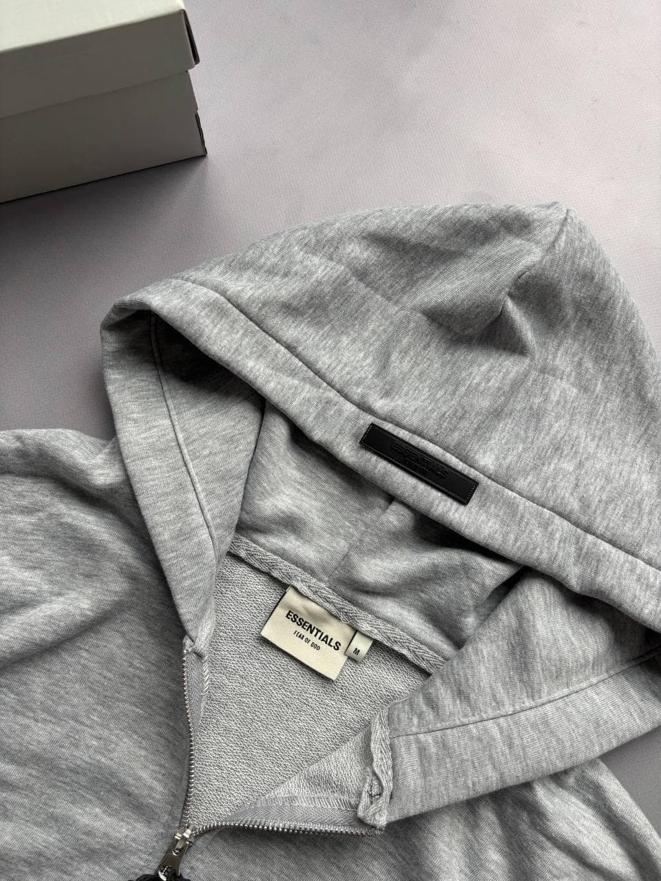 Essentials Zip hoodie Grey, photo 3