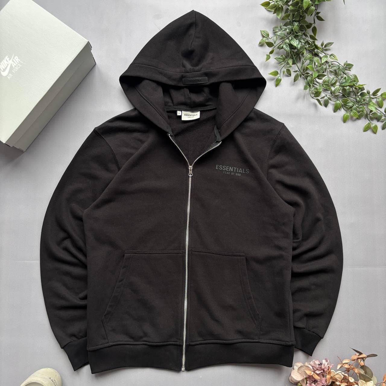 Essentials Zip hoodie Black