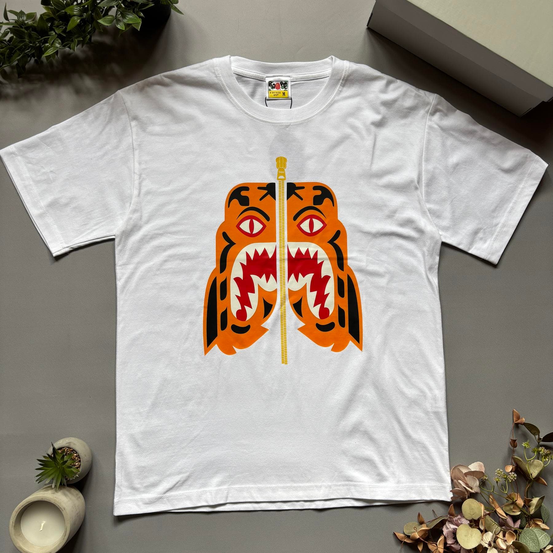 Bape Tiger T-shirt White