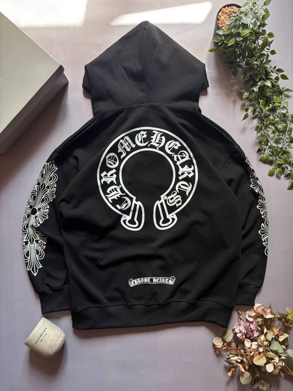 Chrome Hearts Zip Hoodie Black, photo 2