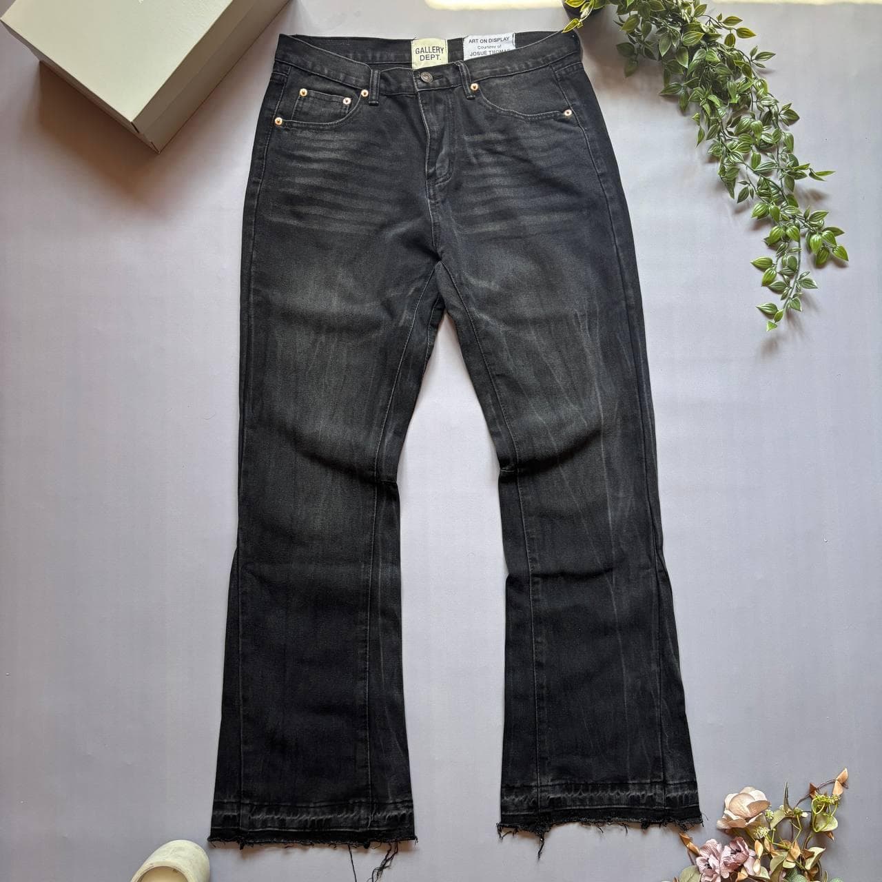 Gallery Dept Flared Jeans Black