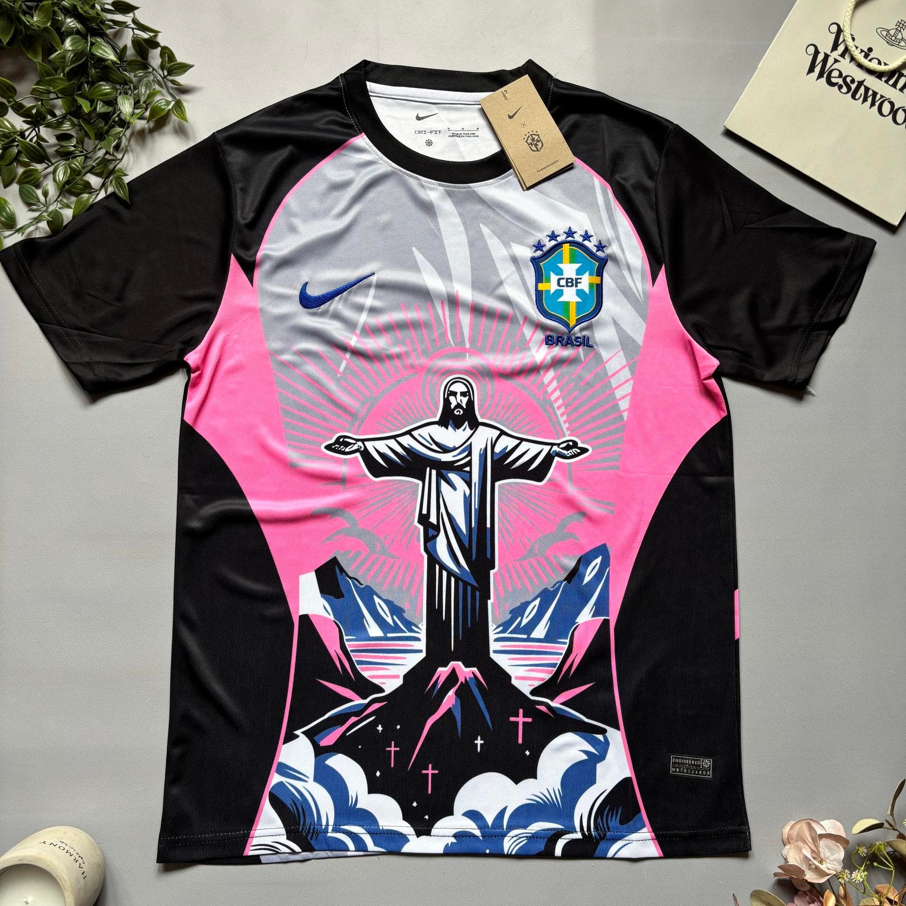 T-shirt Nike Brazil Нова Рожева