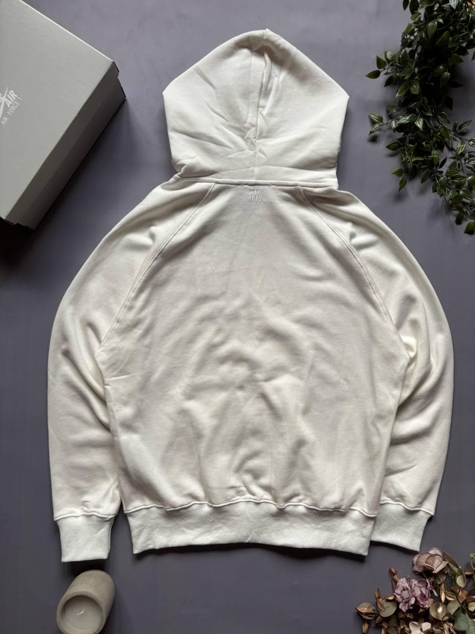 AMI Zip hoodie White, photo 2