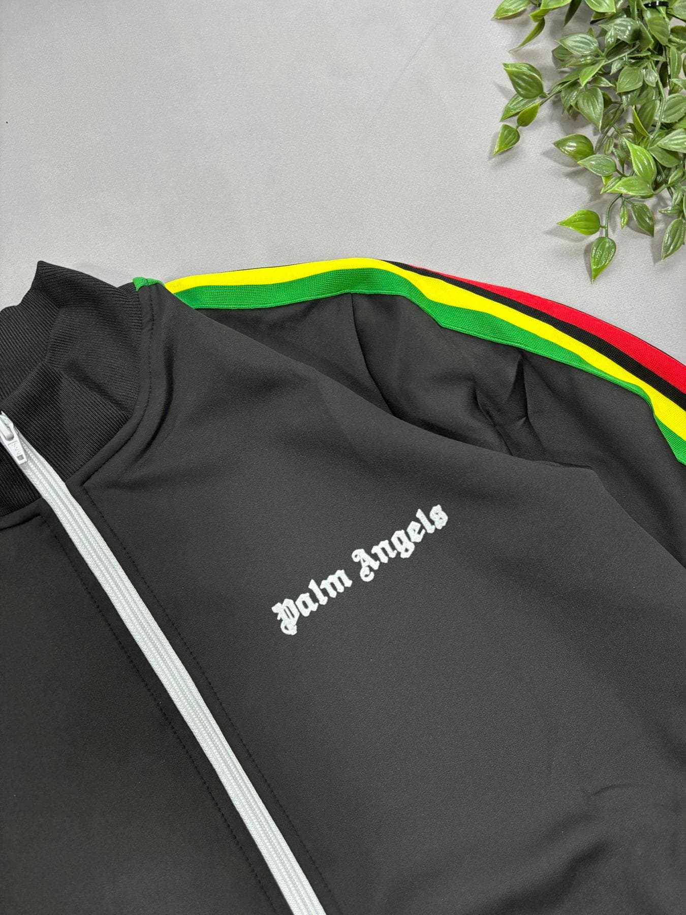 Palm Angels Zip hoodie Ямайка, photo 2