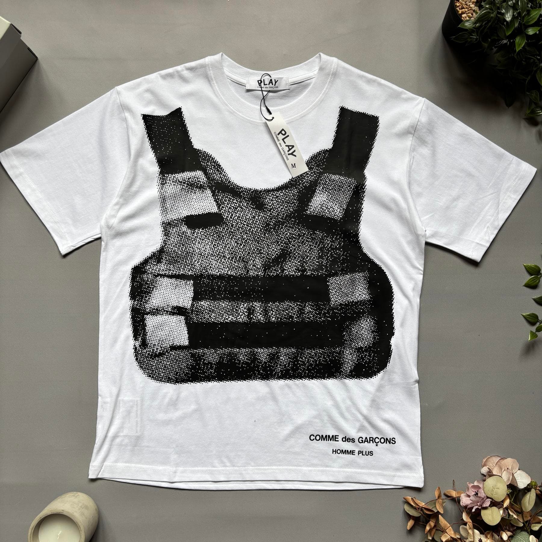CDG Play T-shirt White