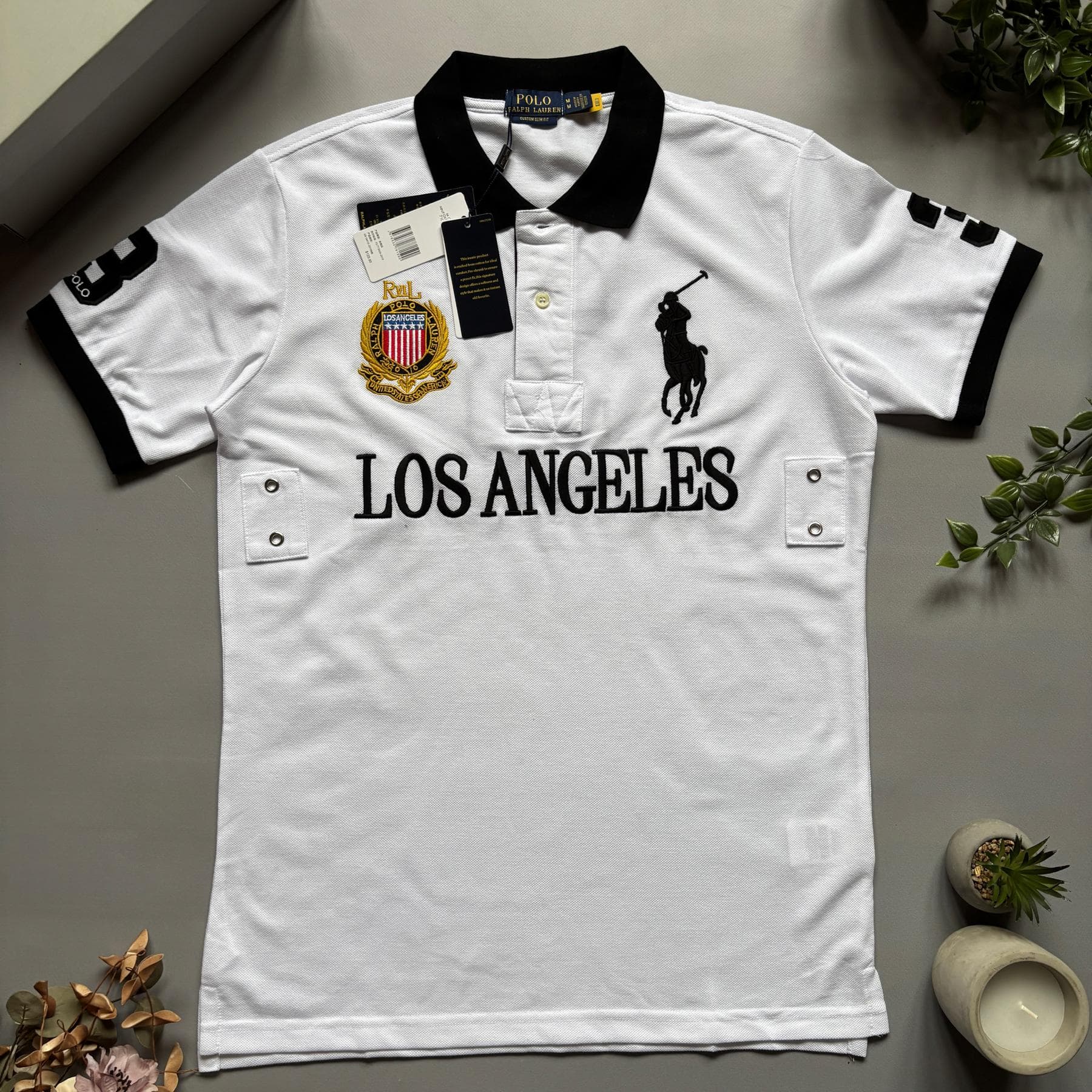T-shirt Polo Los Angeles White