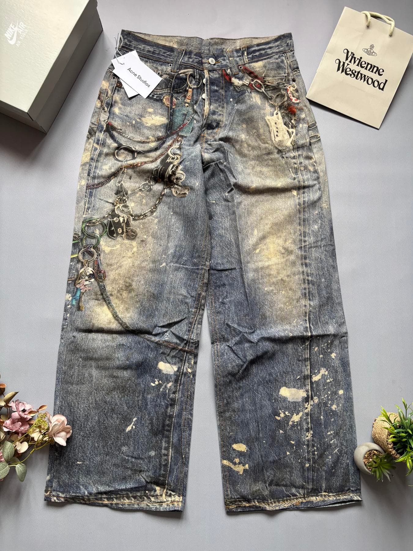 Acne Studios Jeans Сині