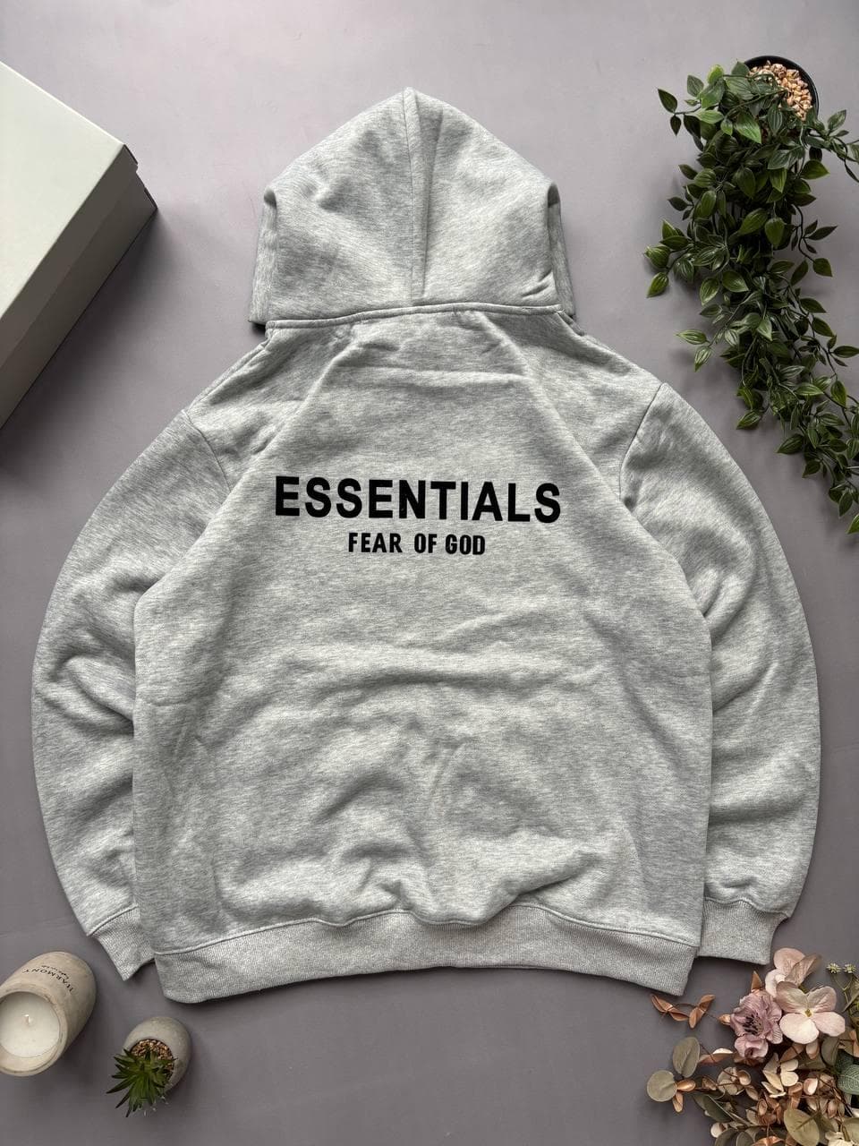 Essentials Hoodie Сіре, photo 2