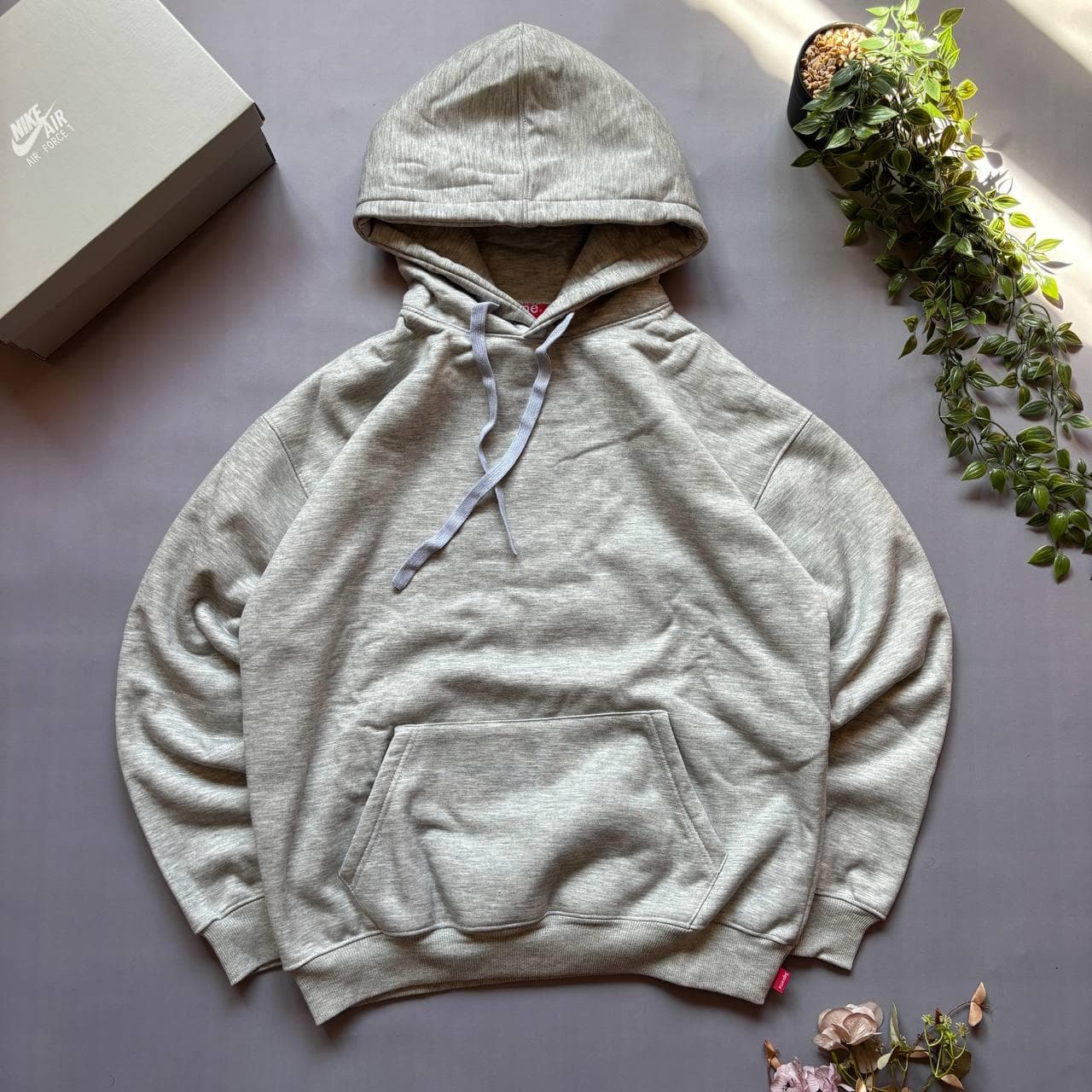 Supreme Hoodie Сіре, photo 2