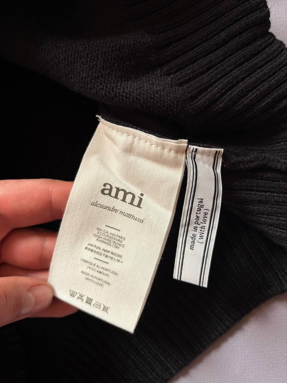 Ami Sweater Black, photo 4