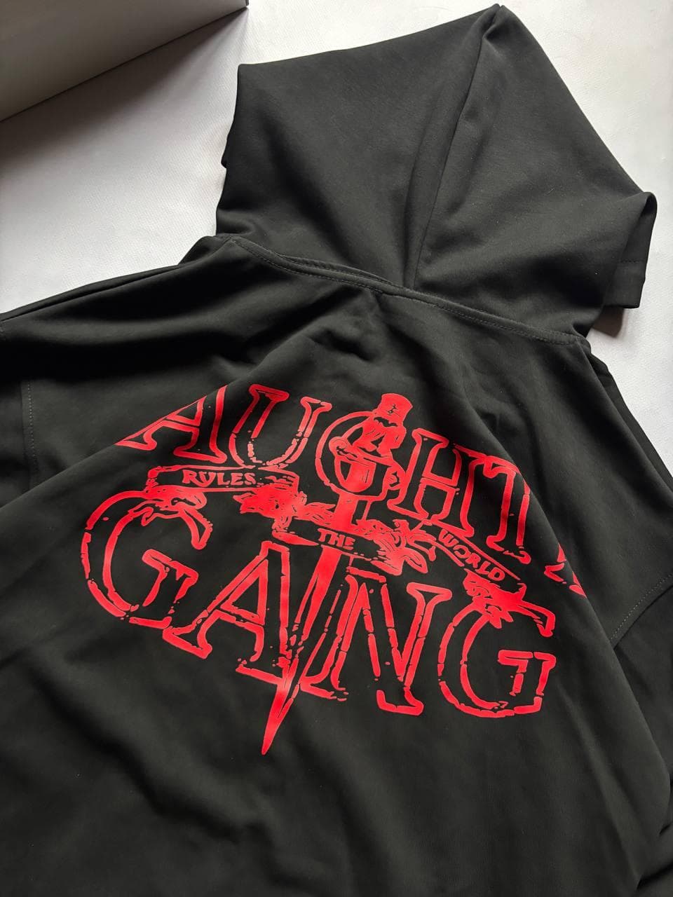 Corteiz x 21 Savage Zip hoodie Black, photo 4