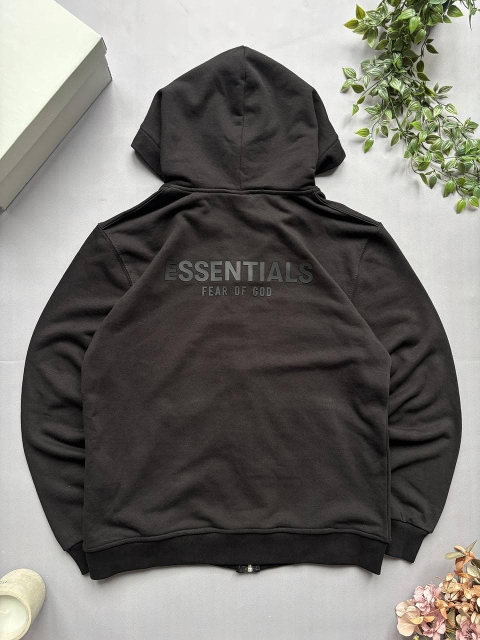 Essentials Zip hoodie Black, photo 2