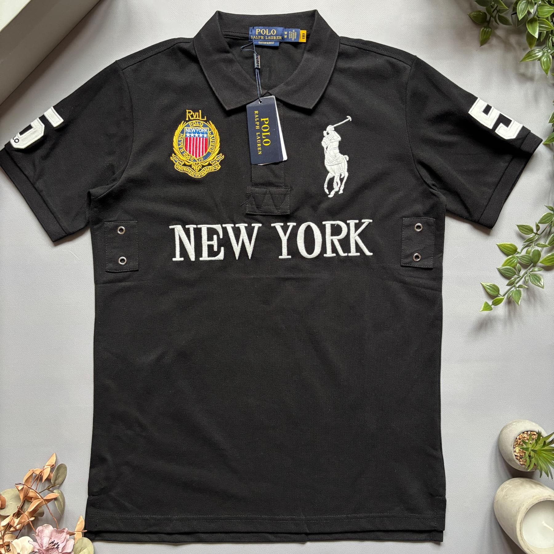 T-shirt Polo New York Black