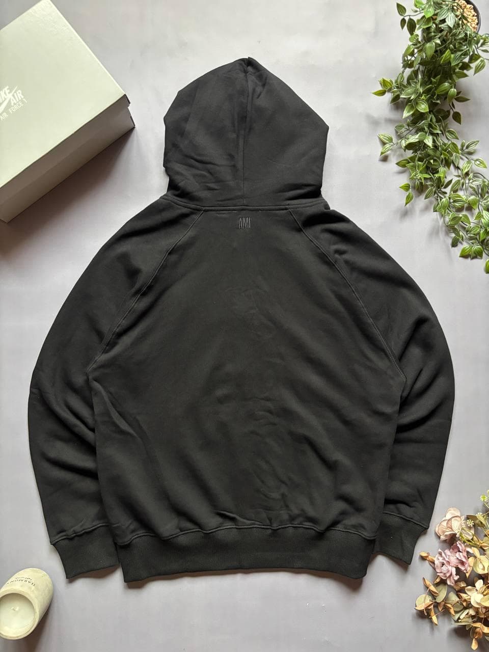 AMI Zip hoodie Black, photo 2