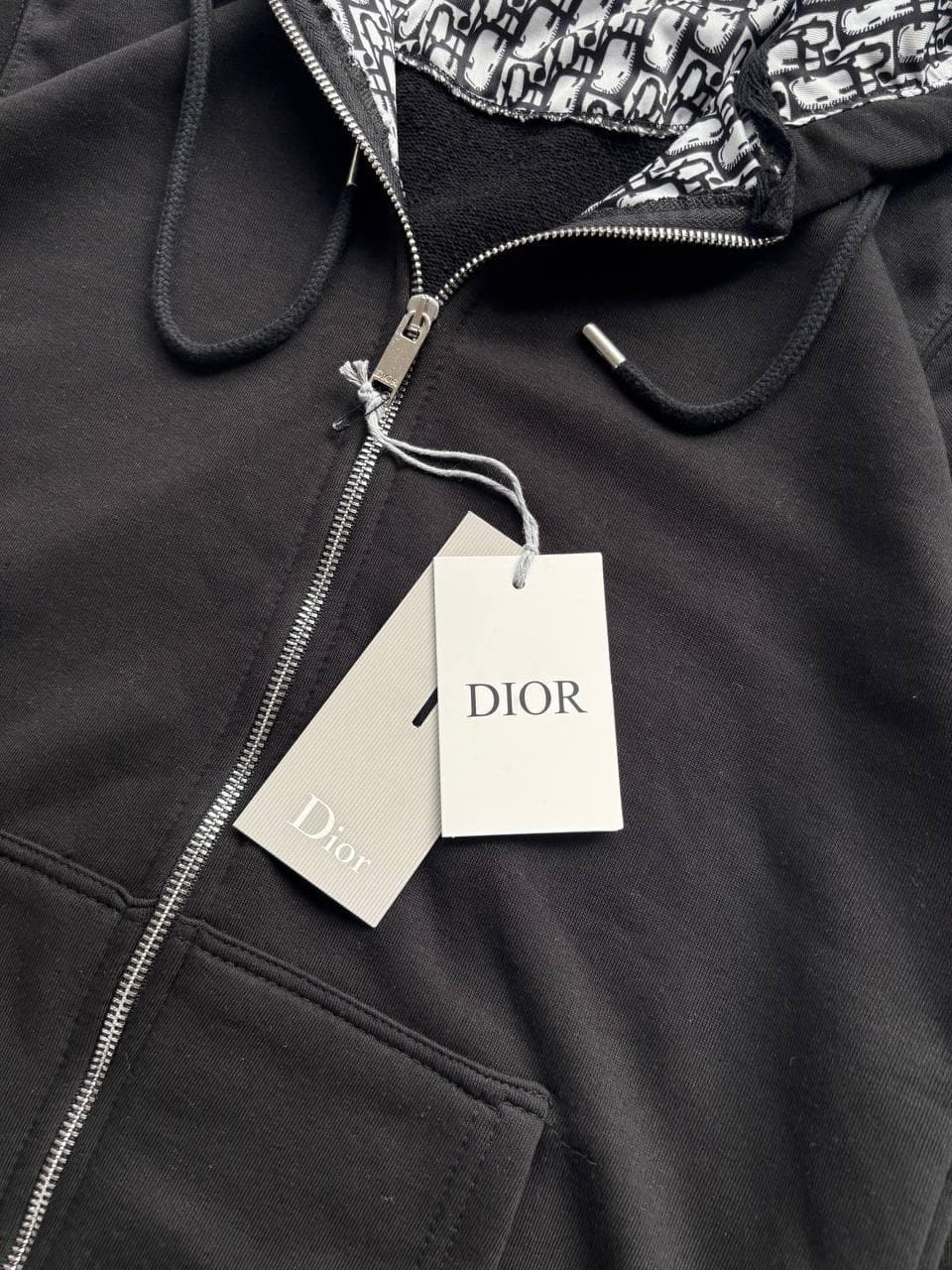 Dior Zip hoodie Black, photo 3