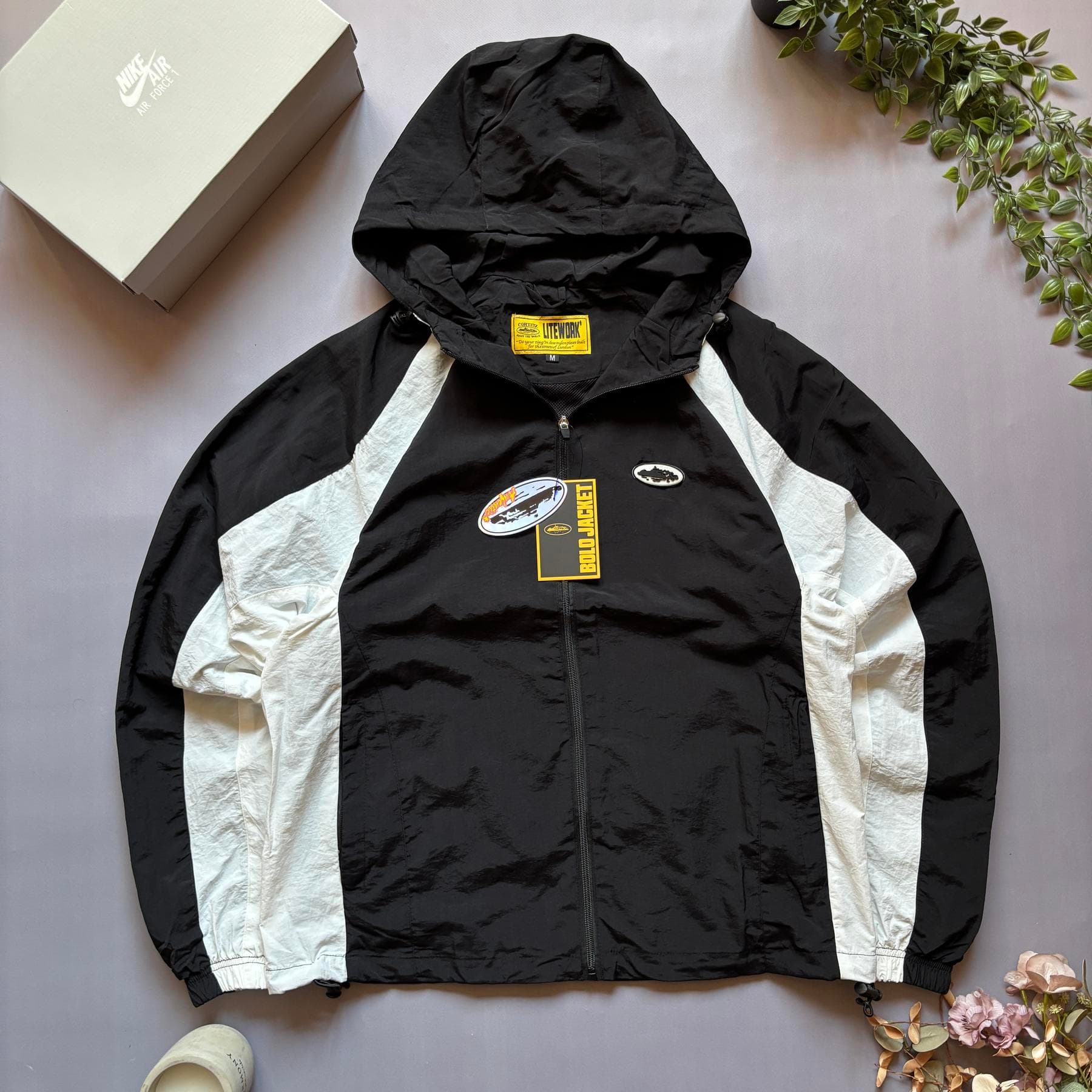 Corteiz Windbreaker Black