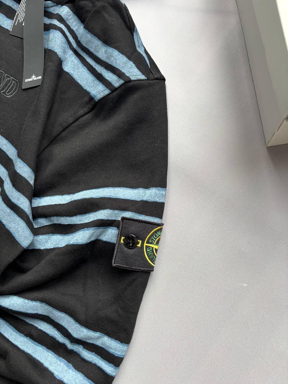 Stone Island x Supreme Hoodie Чорне, photo 4