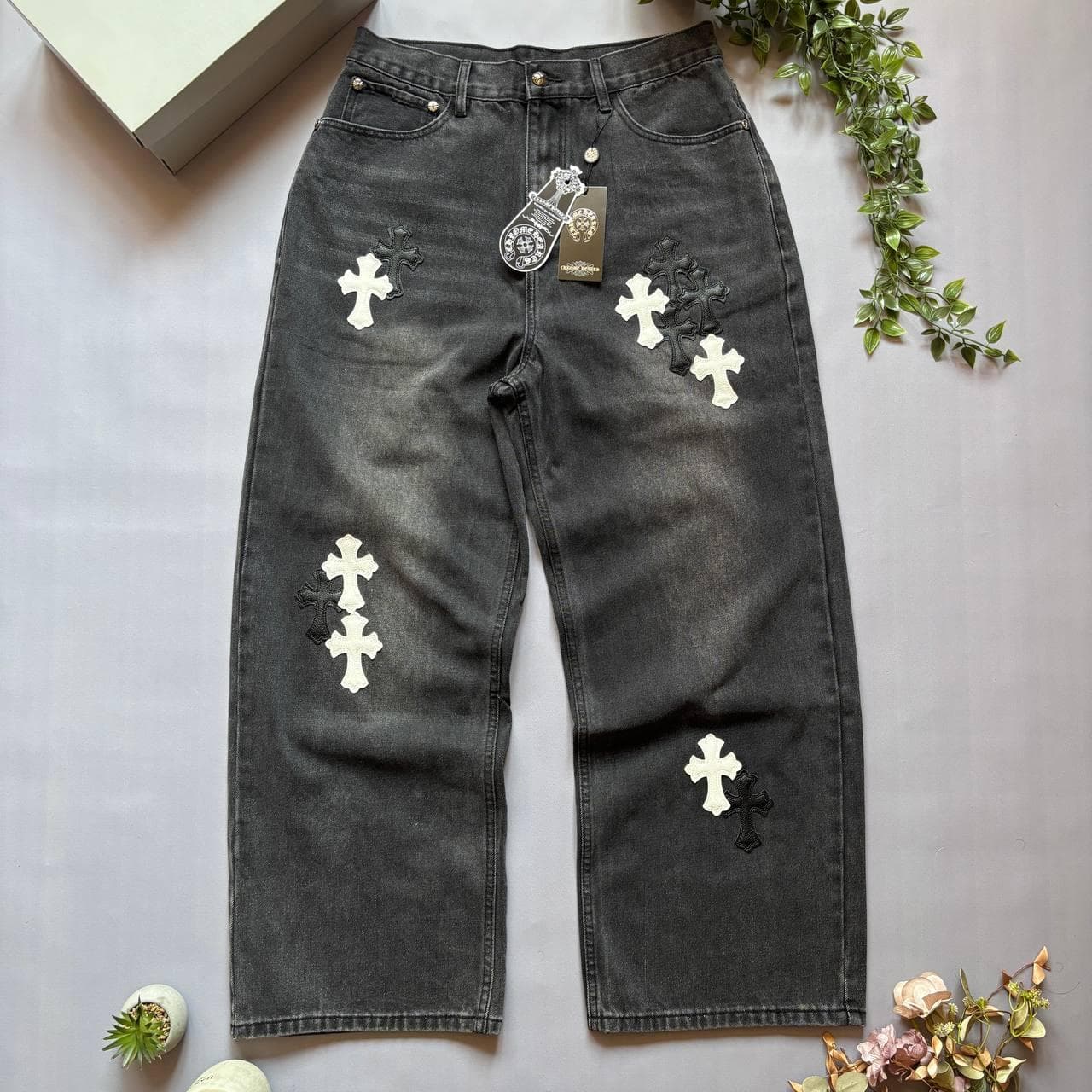 Chrome Hearts Jeans Black